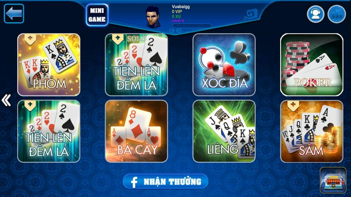Giải đấu liêng với phần thưởng cho người thắng là 100 triệu koin