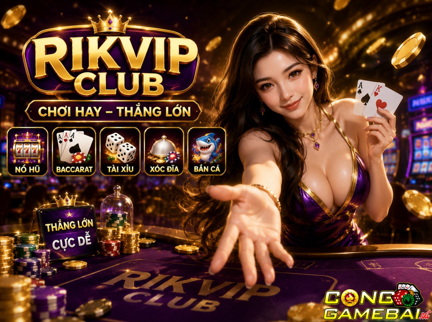 Rikvip Club – Cổng Game Bài Đổi Thưởng Đa Dạng Và Hấp Dẫn Nhất 2026