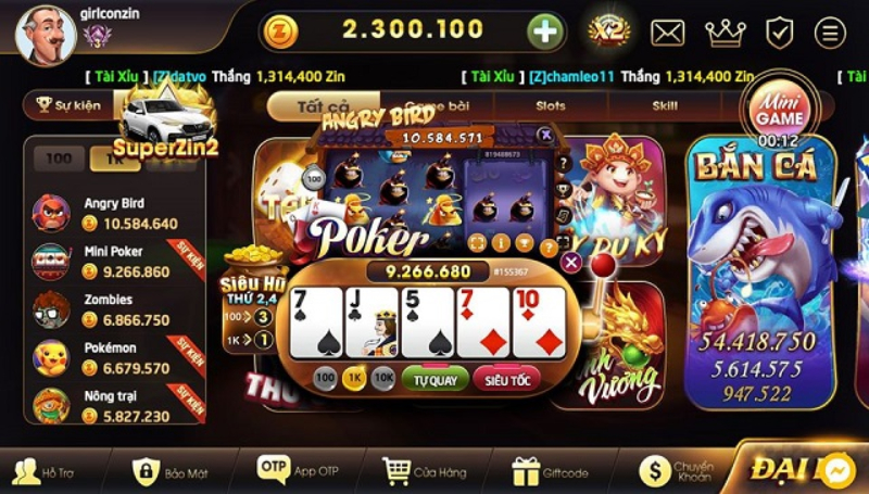 Game bài hiện đại